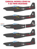 CARCD48146 1:48 Caracal Models Decals - F-82 Twin Mustang