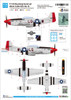 DEFJD72008 1:72 DEF Model Jeight Design Decal Set - Moive Collection #13 P-51D Mustang [Top Gun Maverick]