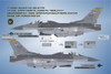 BMA48028 1:48 Bullseye Model Aviation Decals - F-16C F-16CJ F-16CG F-16DG Falcon 'Killer Vipers'