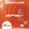 NGM49009 1:400 NG Model Air India Airbus A319-100 Reg #VT-SCS 'Mahatma Gandhi' (pre-painted/pre-built)