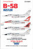 CARCD144007 1:144 Caracal Models Decals - B-58 Hustler