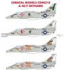 CARCD48218 1:48 Caracal Models Decals - USN USMC A-4E A-4F Skyhawk