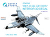 QTSQD48342 1:48 Quinta Studio Interior 3D Decal - F-4G Phantom II Late (MNG kit)