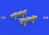 EDU632196 1:32 Eduard Brassin PRINT Spitfire Mk.Ia Exhaust Stacks (KOT kit)