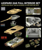 RFMRM5093 1:35 Rye Field Model Leopard 2A6 Full Interior Set with Ukraine Decals & Workable Track Links (RFM kit)