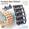 TRXTR85077-2 1:35 TRex - Pz.Kpfw.38(t) Tracks Late Type (DRA/HBS kit)