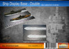 CKS0220D Coastal Kits Display Base - Ship Display Base - Double (for waterline models)