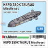 DEFDS48025 1:48 DEF Model KEPD 350K Taurus Missile Set (for F-15K)