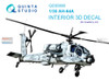 QTSQD35090 1:35 Quinta Studio Interior 3D Decal - AH-64A Apache (ACA kit)