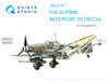 QTSQD32167 1:32 Quinta Studio Interior 3D Decal - Ju87D Ju87G Stuka (HAS kit)