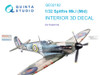 QTSQD32192 1:32 Quinta Studio Interior 3D Decal -Spitfire Mk.I (Mid) (KOT kit)