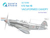 QTSQC72084 1:72 Quinta Studio Vacuformed Canopy - Yak-1B (ARM kit)