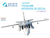 QTSQD72088 1:72 Quinta Studio Interior 3D Decal - Su-24M Fencer (TRP kit)