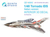 QTSQD48262R 1:48 Quinta Studio Interior 3D Decal - Tornado IDS Italian Version with Resin Parts (REV kit)