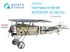 QTSQD48298 1:48 Quinta Studio Interior 3D Decal - Fokker E.V / D.III (EDU kit)