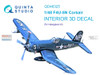 QTSQD48325 1:48 Quinta Studio Interior 3D Decal - F4U-5N Corsair (HAS kit)