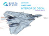 QTSQD48396 1:48 Quinta Studio Interior 3D Decal - F-14B Tomcat (HBS kit)