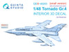 QTSQDS48263R 1:48 Quinta Studio Interior 3D Decal - Tornado GR.4 with Resin Parts (REV kit) Small Version