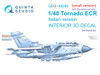 QTSQDS48264R 1:48 Quinta Studio Interior 3D Decal - Tornado ECR Italian Version with Resin Parts (REV kit) Small Version