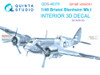 QTSQDS48378 1:48 Quinta Studio Interior 3D Decal - Bristol Blenheim Mk.I (AFX kit) Small Version