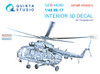 QTSQDS48383 1:48 Quinta Studio Interior 3D Decal - Mi-17 Hip (TRP kit) Small Version