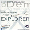 NGM56025 1:400 NG Model B787-10 Reg #N8290V ecoDemonstrator (pre-painted/pre-built)