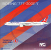 NGM73033 1:400 NG Model Turkish Airlines B777-300ER Reg #TC-JJS Zigana (pre-painted/pre-built)