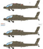 CARCD32026 1:35 Caracal Models Decals - AH-64D AH-64E Apache