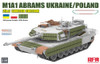 RFMRM5106 1:35 Rye Field Model M1A1 Abrams Ukraine/Poland [2in1 Limited Edition]