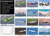 SBM079 Sprue Brothers Models 2024 Commercial Aircraft Wall Calendar by Sparta Calendars