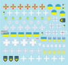 SRD35C1403 1:35 Star Decals - War in Ukraine #14: Ukrainian Tanks and AFV Insignias