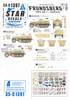 SRD35C1397 1:35 Star Decals - Frundsberg #2: Sd.Kfz.250 Neu Halftracks