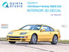 QTSQD24011 1:24 Quinta Studio Interior 3D Decal - Nissan Fairlady 300ZX Z32 (TAM kit)