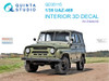 QTSQD35115 1:35 Quinta Studio Interior 3D Decal - UAZ-469 (ZVE kit)