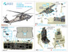 QTSQD35108R 1:35 Quinta Studio Interior 3D Decal - MH-60L Blackhawk with Resin Parts (KTH kit)