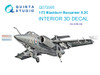 QTSQD72095 1:72 Quinta Studio Interior 3D Decal - Buccaneer S.2C (AFX kit)