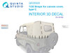 QTSQR35020 1:35 Quinta Studio Interior 3D Decal - Straps for Canvas Cover Type C