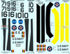 YWD32045 1:32 Yellow Wings Decals TBD-1 Devastator VT-6 VS-71