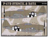 FUR48090 1:48 Furball Aero Design P-47D Thunderbolt Stencil & Data