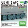 DEFDW35164 1:35 DEF Model US M113 APC Roadwheel Set Early Type (TAM/ACA kit)