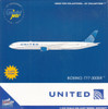 GEMGJ2214F 1:400 Gemini Jets United Airlines B777-300ER Reg #N2352U Flaps Down Version (pre-painted/pre-built)