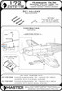 MASAM72158 1:72 Master Model Hurricane Mk.IIb  Browning .303cal Barrel Tips & Bead Sight Mount