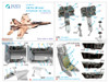 QTSQD48374 1:48 Quinta Studio Interior 3D Decal - F-18F Super Hornet Early (HBS kit)