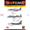 AMMAT20700 AMMO by Mig ATOM Paint Set - Modern USAF US Navy Colors