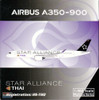 PHX11858 1:400 Phoenix Model Thai Airways A350-900 Reg #HS-THQ Star Alliance (pre-painted/pre-built)