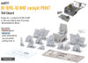 EDU648977 1:48 Eduard Brassin Print - Bf109G-10 WNF Cockpit (EDU kit)