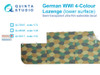 QTSQL32017 1:32 Quinta Studio Decal - German WWI 4-Color Lozenge (lower surface)