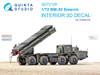 QTSQD72129 1:72 Quinta Studio Interior 3D Decal - BM-30 Smerch (ZVE kit)