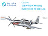 QTSQD32143 1:32 Quinta Studio Interior 3D Decal - P-51D P-51K Mustang (DRA kit)