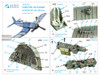 QTSQD48367 1:48 Quinta Studio Interior 3D Decal - F4U-1A Corsair (MGF kit)